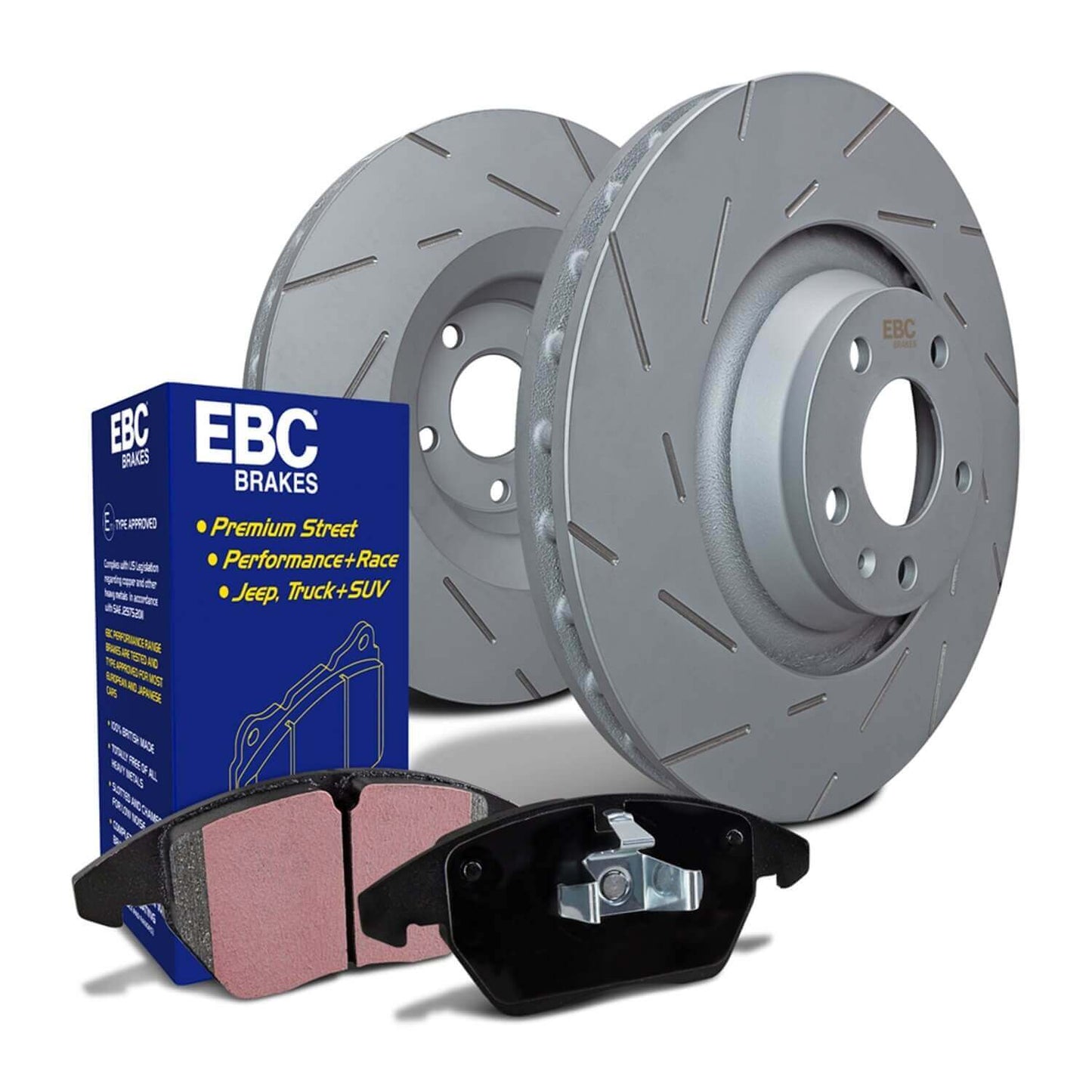 EBC Stage 13 YellowStuff Brake Pads and RK Rotors - S13KR1817