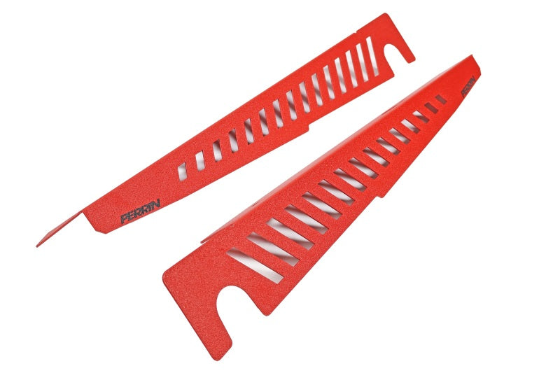 Perrin 22-23 Subaru WRX Fender Shroud Set - Red Perrin Performance