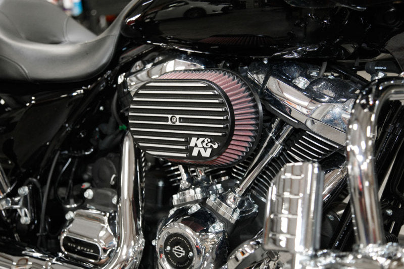 K&N Street Metal Intake System for 12-16 Harley Davidson Road King 103cl Side Draft Touring K&N Engineering