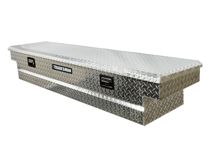 Tradesman Aluminum Economy Cross Bed Truck Tool Box (72in.) - Brite Tradesman