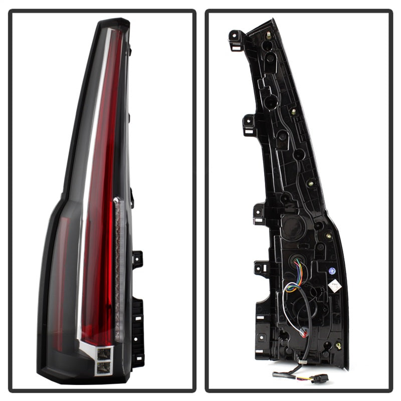 xTune GMC Yukon 15-17 LED Tail Lights (Escalade Style) - Black ALT-JH-GY15-2IN1LED-BK SPYDER