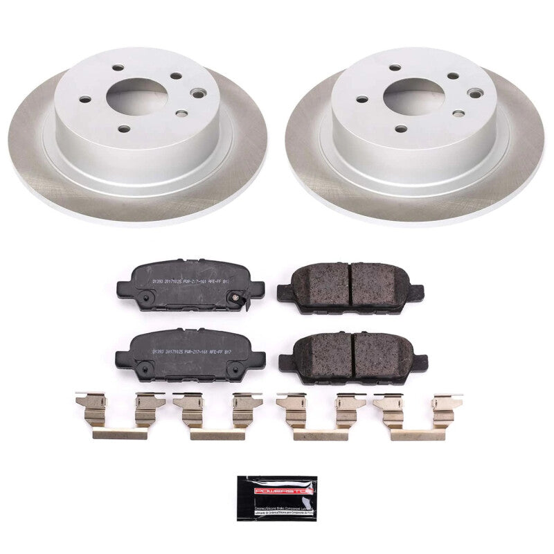 Power Stop 2019 Nissan Sentra Rear Semi-Coated Rotor Kit PowerStop
