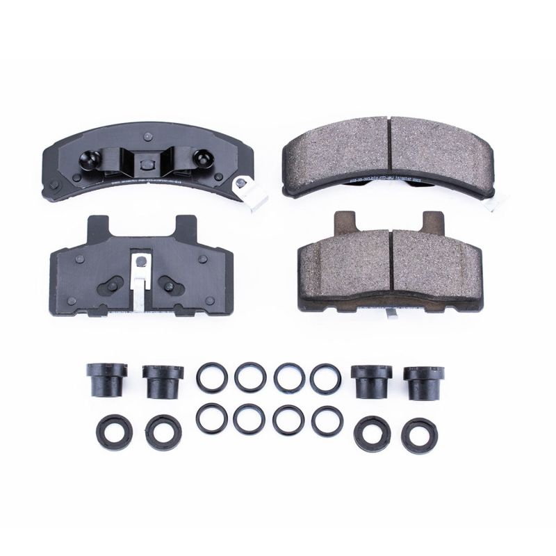 Power Stop 88-91 Chevrolet C1500 Front Z17 Evolution Ceramic Brake Pads w/Hardware PowerStop