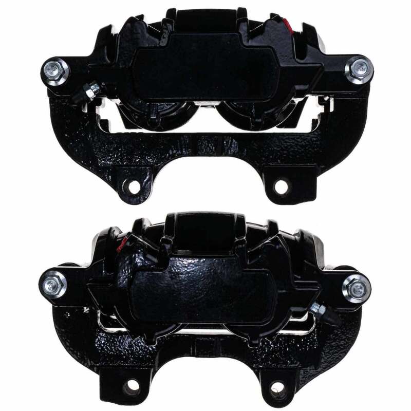 Power Stop 2014 Chrysler 200 Front Black Caliper - Pair w/Bracket PowerStop