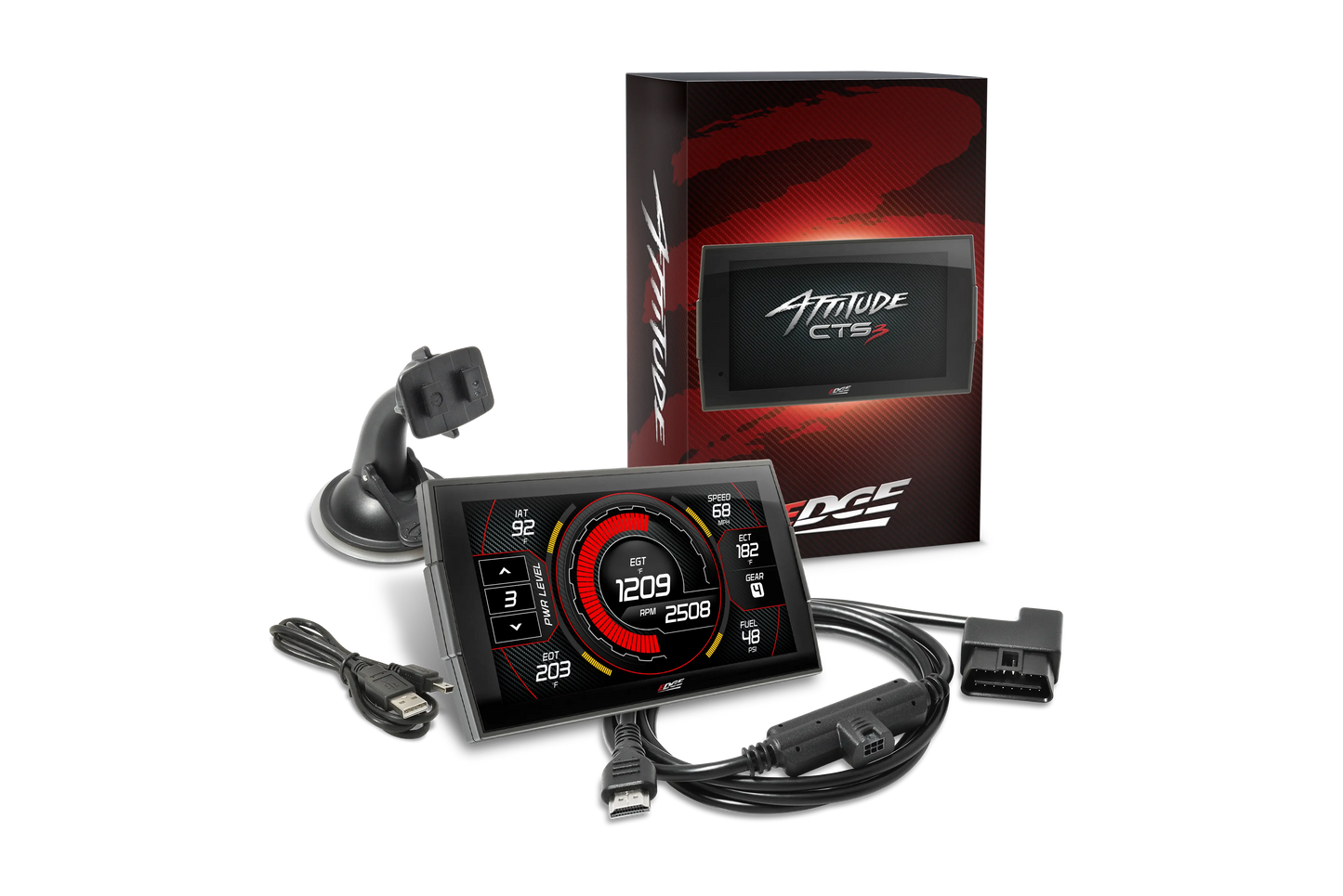 Edge Juice with Attitude CTS3 tuner and monitor for 1998.5-2000 Dodge Ram 5.9L Cummins 31500-3
