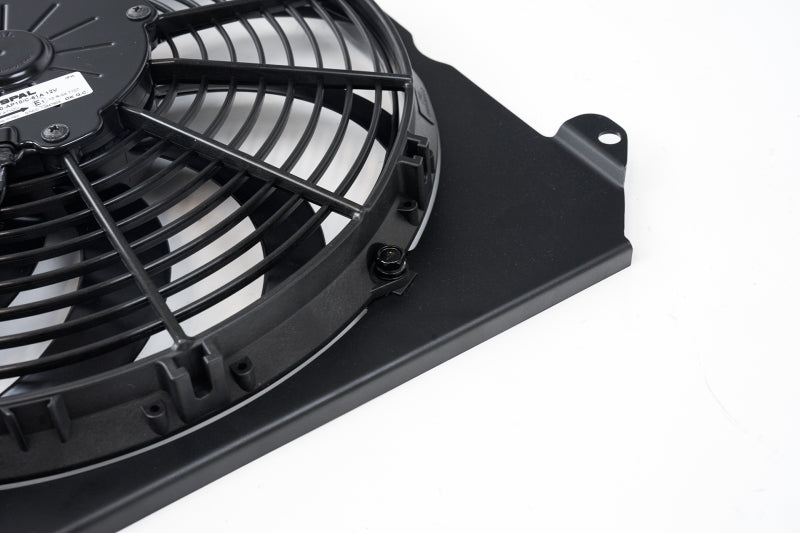 CSF 2858FB  92-00 Honda Civic All-Aluminum Fan Shroud w/12in SPAL Fan - Black Finish CSF