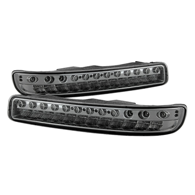 Xtune GMC Sierra 99-06 Full LED Bumper Lights Smoke CBL-JH-GS99-LED-SM SPYDER