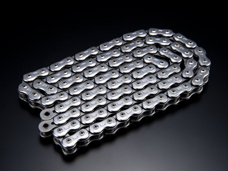 EK 525 Z3D chrome motorcycle chain with 120 links and rivet master link