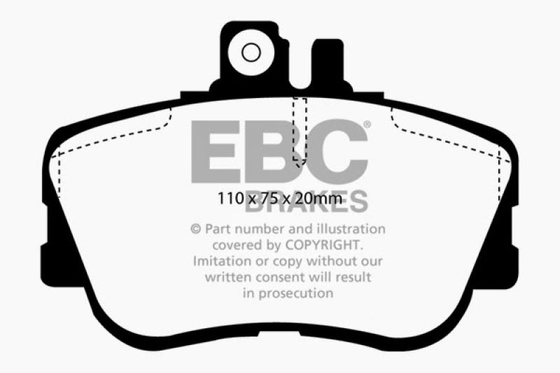 EBC Ultimax2 Front Brake Pads - UD645 EBC