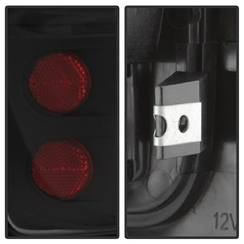 Xtune Dodge Ram 1500/2500/3500 94-01 Euro Style Tail Lights Black ALT-ON-DRAM94-BK SPYDER
