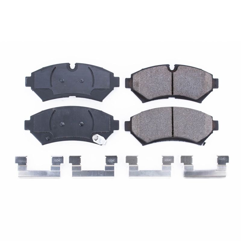 Power Stop 98-02 Cadillac Seville Front Z17 Evolution Ceramic Brake Pads w/Hardware PowerStop