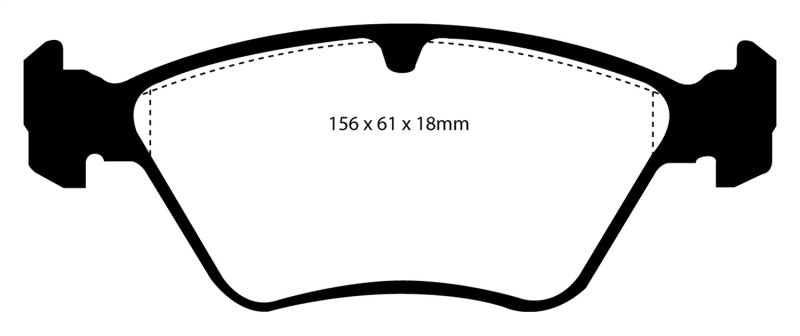 EBC RedStuff Front Brake Pads - DP3976C EBC
