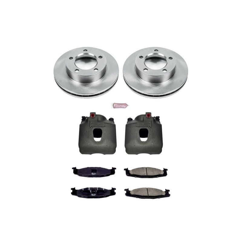 Power Stop 94-96 Ford Bronco Front Autospecialty Brake Kit w/Calipers PowerStop