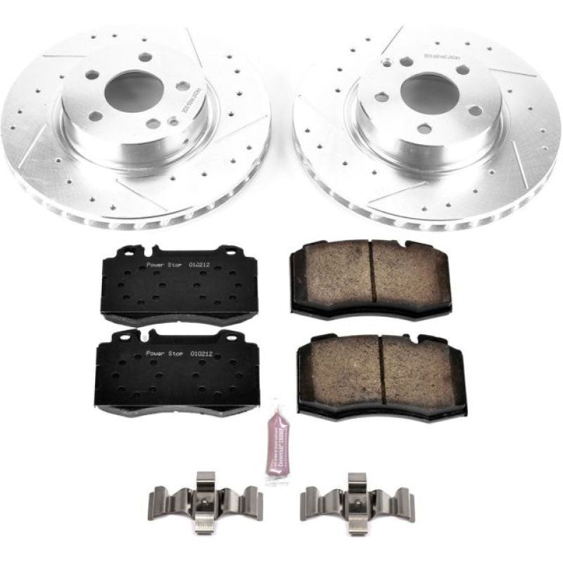 Power Stop 2003 Mercedes-Benz SL500 Front & Rear Z23 Evolution Sport Brake Kit