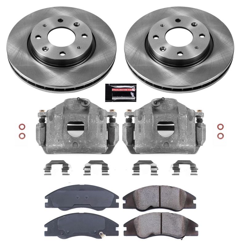 Power Stop 04-09 Kia Spectra Front Autospecialty Brake Kit w/Calipers PowerStop