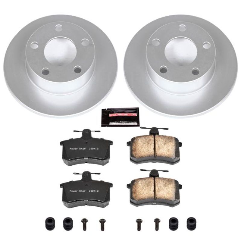 Power Stop 96-01 Audi A4 Quattro Rear Z23 Evolution Sport Coated Brake Kit PowerStop