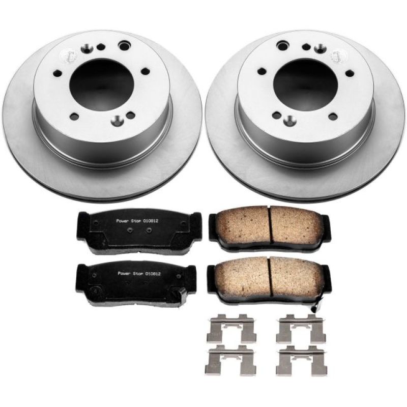 Power Stop 03-06 Kia Sorento Rear Z17 Evolution Geomet Coated Brake Kit PowerStop
