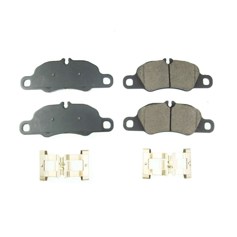 Power Stop 17-18 Porsche 718 Boxster Front Z17 Evolution Ceramic Brake Pads w/Hardware PowerStop