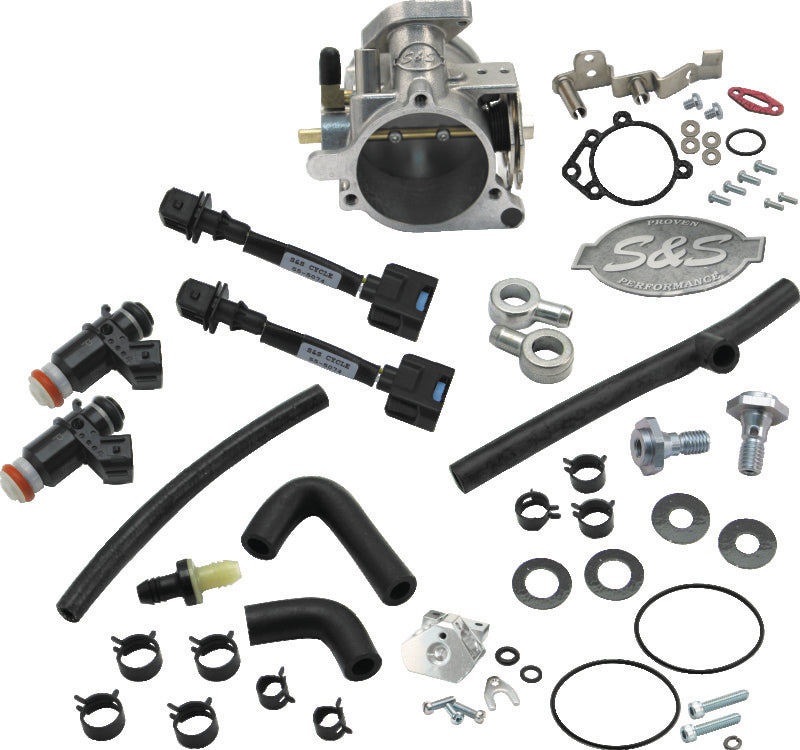 S&S Cycle 01-05 BT 58mm Single Bore Throttle Body Kit - 106-4407