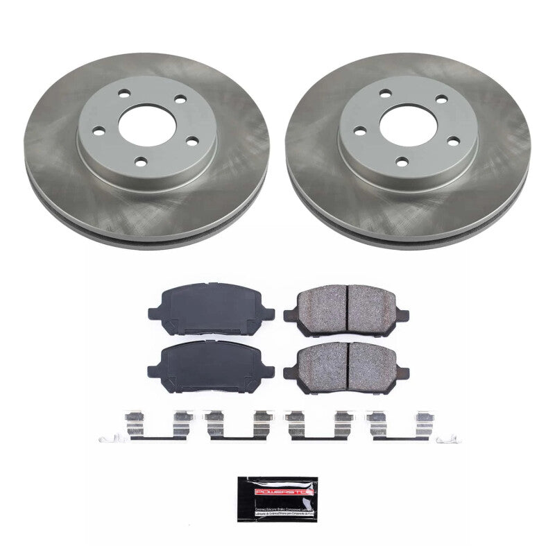 Power Stop 07-10 Pontiac G5 Front Semi-Coated Rotor Kit PowerStop