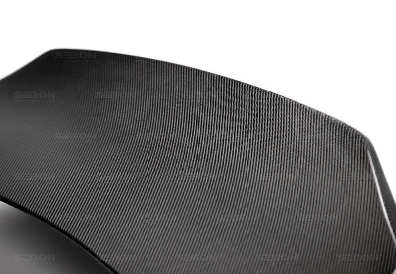 Seibon TL0809SBIMP4D-C Carbon Fiber C-Style Trunk for 2008–2014 Subaru WRX/STI Sedan