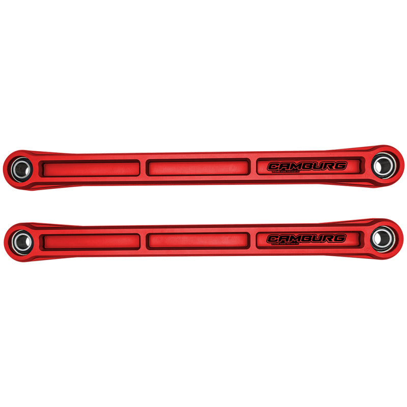 Camburg Ford Bronco 21-23 KINETIK Series Rear Billet Lower Trailing Arm Kit (Red) CAM-120032-RED