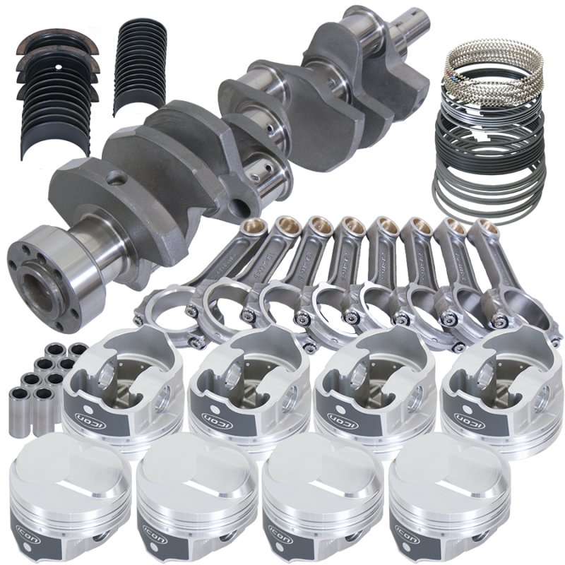 Eagle Chevy Tall Deck 454 4.250in Crank 6.535in H-Beam Srp 43cc 4.280in Pistons Rotating Assembly
