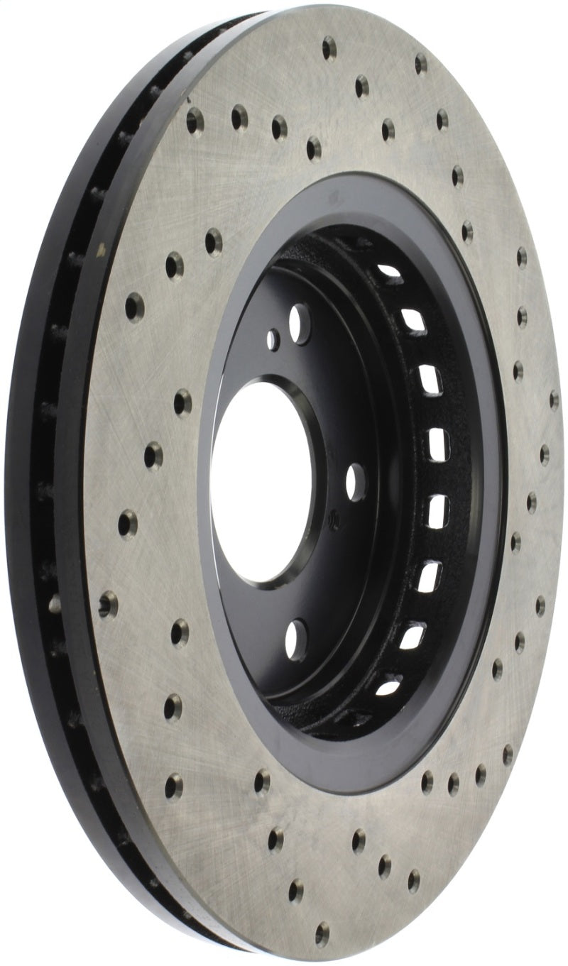 StopTech Sport Cross Drilled Brake Rotor - Front Left Stoptech