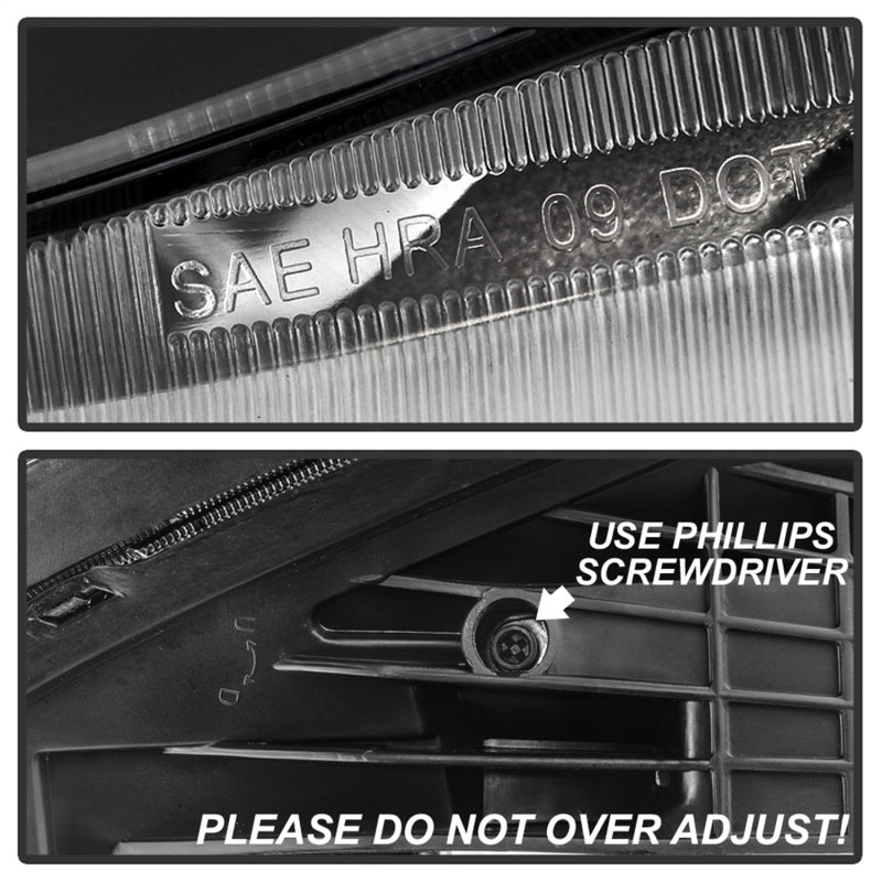 xTune 09-12 Chevy Traverse (Excl LTZ) Passenger Side Headlight - OEM Right (HD-JH-CTRA09-OE-R) SPYDER