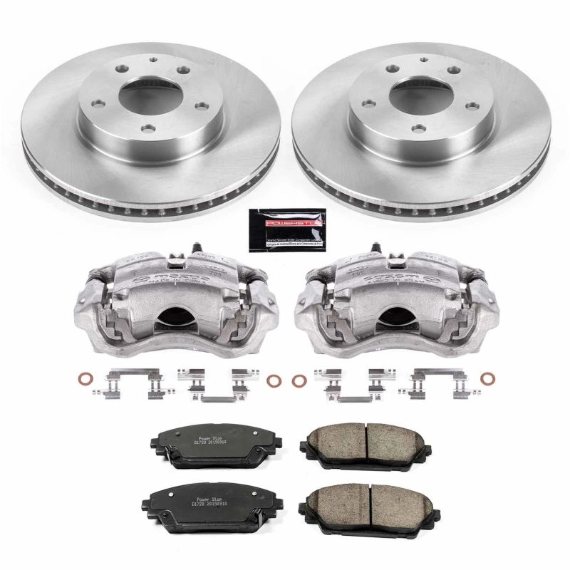 Power Stop 14-16 Mazda 3 Front Autospecialty Brake Kit w/Calipers PowerStop