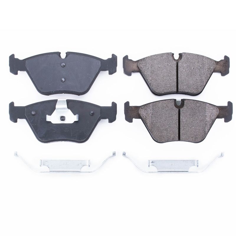 Power Stop 01-06 BMW 330Ci Front Z17 Evolution Ceramic Brake Pads w/Hardware PowerStop