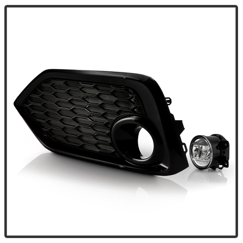 Spyder 16-17 Honda Civic Hatchback (Hatch Only) OEM LED Fog Light w/Switch - Clear (FL-HC2017-LED-C) SPYDER