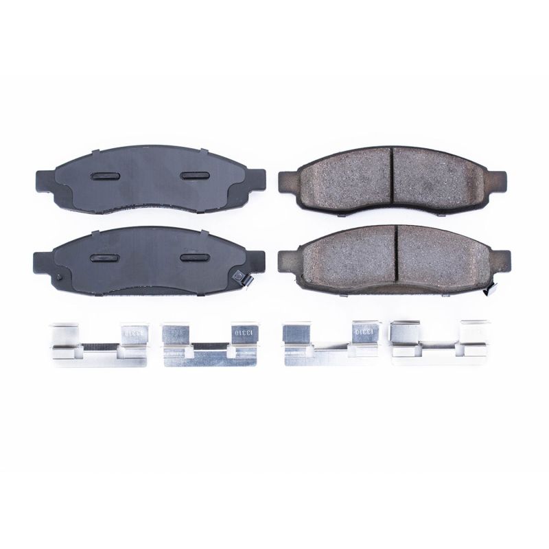 Power Stop 05-06 Infiniti QX56 Front Z17 Evolution Ceramic Brake Pads w/Hardware PowerStop