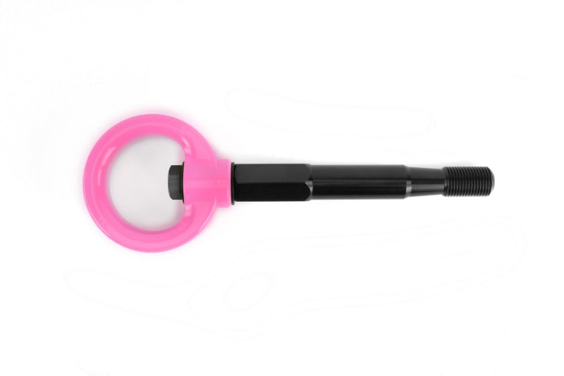 Perrin 15-17 Subaru WRX/STI Tow Hook Kit (Front) - Hyper Pink Perrin Performance