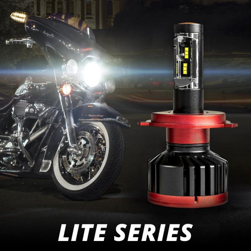 XKGlow H4 Motorcycle-25W High/Low Headlight Bulb w/ Built-in Driver 2nd Gen - Part XK045001-H4-M