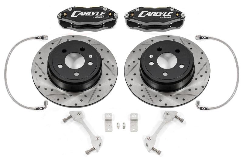 BMR 08-23 Dodge Challenger Brake Kit For 15in Conversion Black Calipers Non-Demon/Redeye BMR Suspension