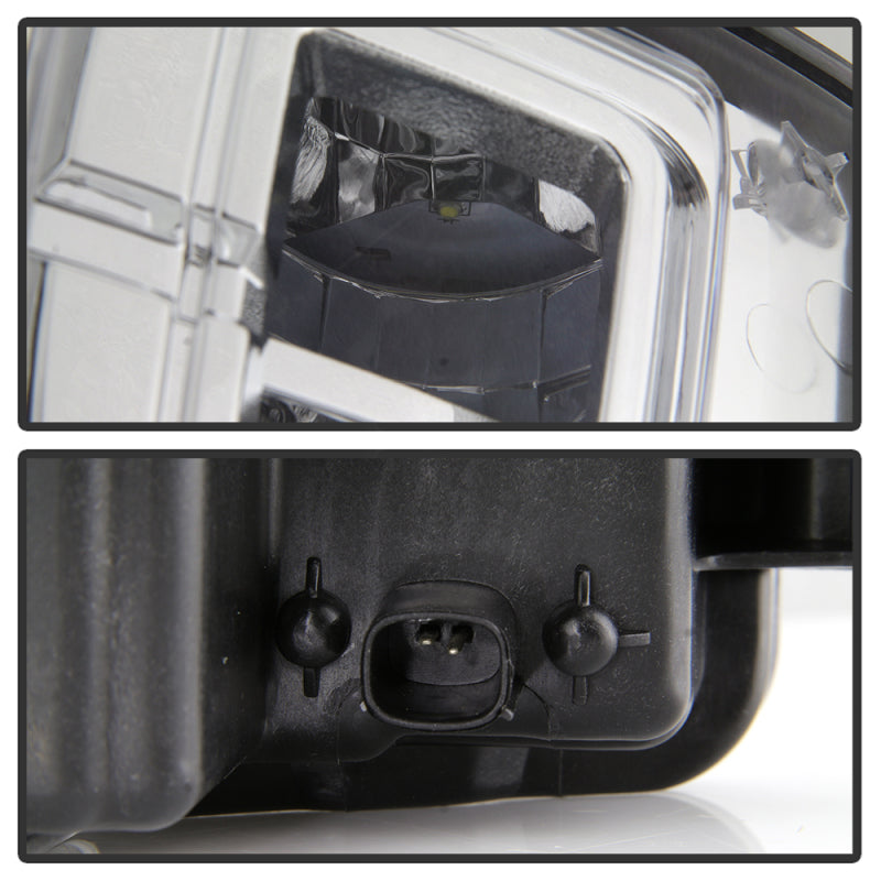 Spyder 16-18 Chevy Silverado 1500 OEM Style Full LED Fog Light w/Switch - Clear (FL-CSIL16-LED-C) SPYDER