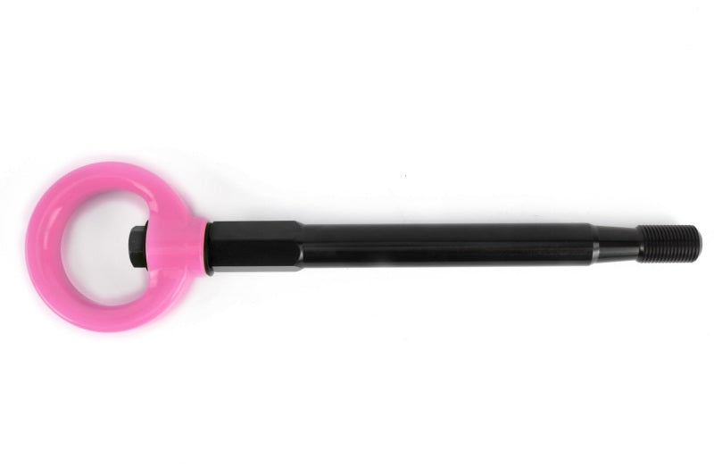 Perrin 08-14 Subaru WRX/STI Tow Hook Kit (Front) - Hyper Pink Perrin Performance