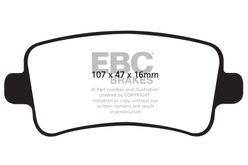 EBC GreenStuff Rear Brake Pads - DP22016 EBC
