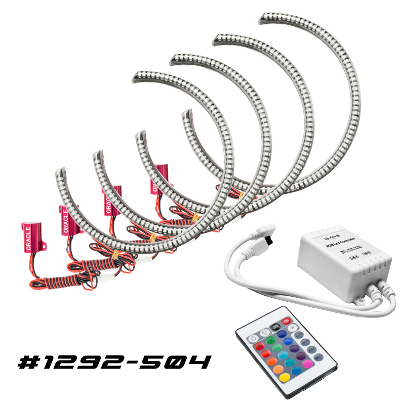 Oracle Dodge Challenger 08-14 LED Waterproof Halo Kit - ColorSHIFT w/ Simple Controller ORACLE Lighting