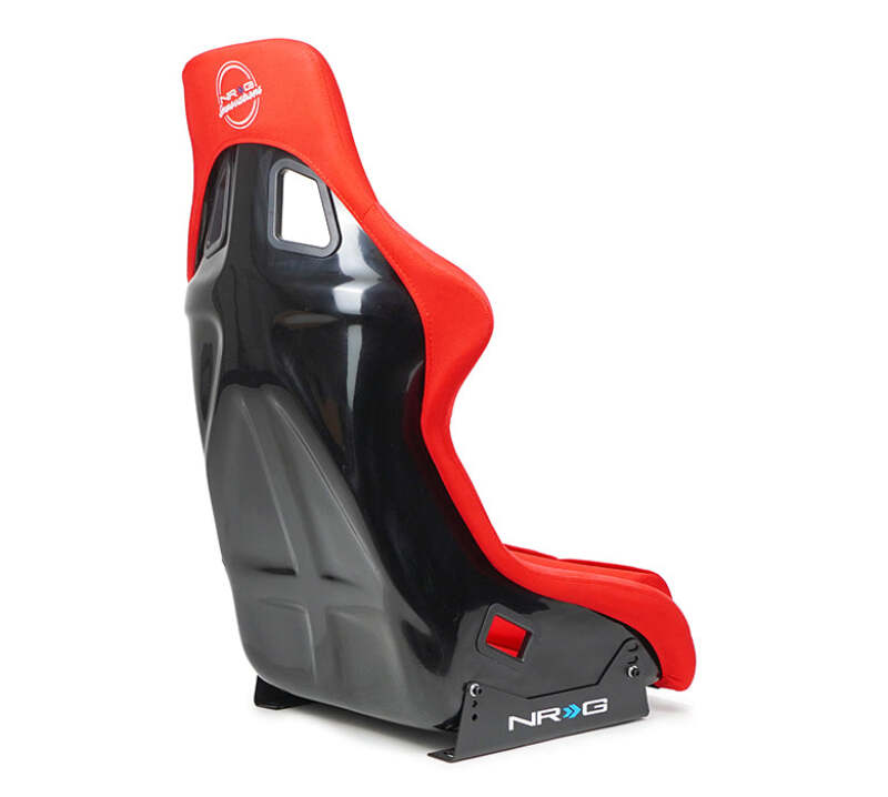 NRG Innovations Fiberglass Bucket Seat - XL - Red – FRP-304RD-NRG
