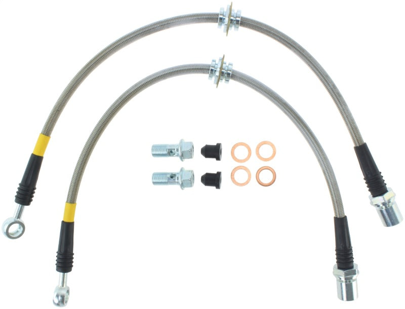 StopTech Stainless Steel Front Brake Lines 91-95 Toyota MR2 Stoptech