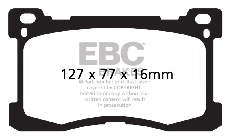 EBC GreenStuff Front Brake Pads - DP21882 EBC