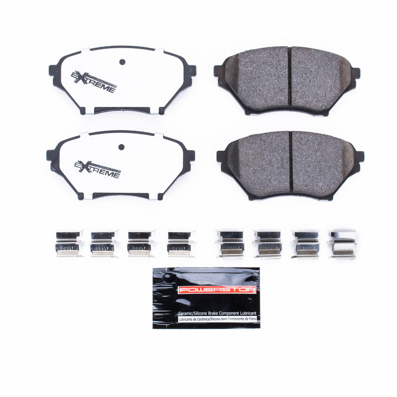 Power Stop 01-05 Mazda Miata Front Z26 Extreme Street Brake Pads w/Hardware PowerStop