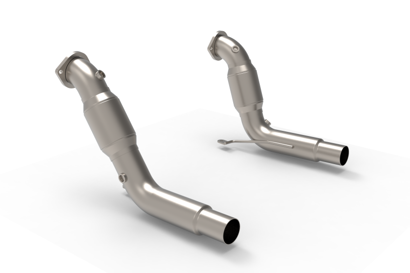 Kooks 20-24 Ford Exployer ST/Aviator 3in x 2-1/2in Stainless Steel GREEN Catted Downpipes Kooks Headers