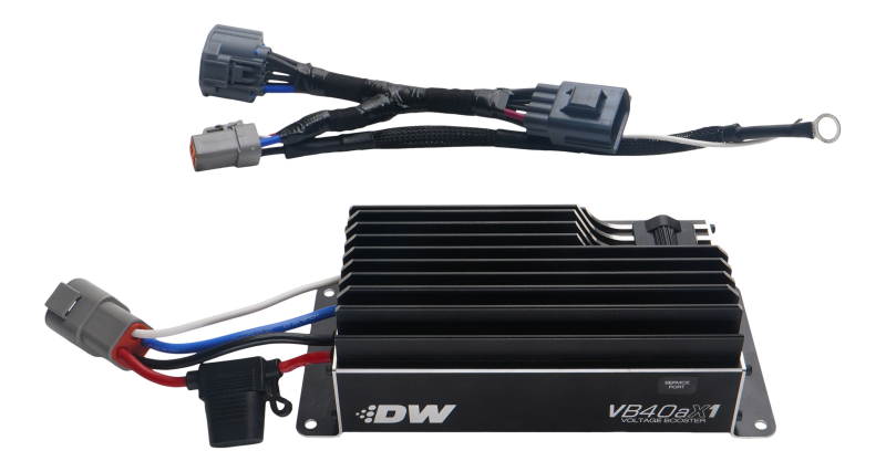 DeatschWerks VB40AX1 Voltage Booster with Plug-N-Play Harness for 10-25 Ford Mustang