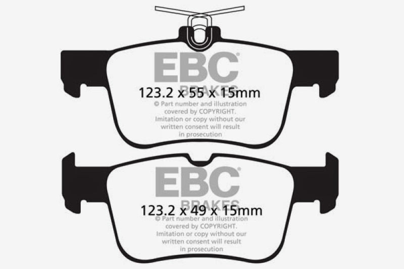 EBC GreenStuff Rear Brake Pads - DP22160 EBC