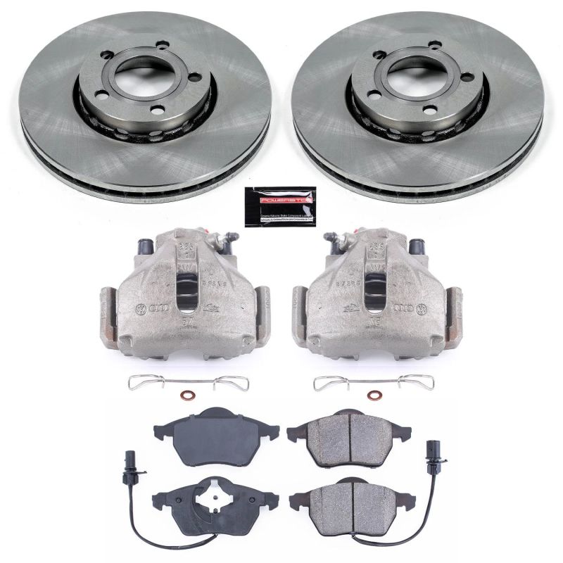 Power Stop 99-04 Audi A4 Front Autospecialty Brake Kit w/Calipers PowerStop