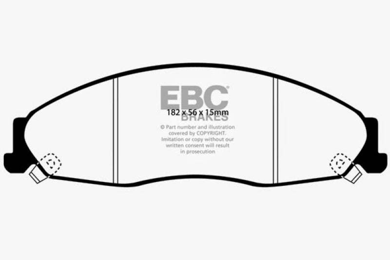 EBC RedStuff Front Brake Pads - DP31645C EBC
