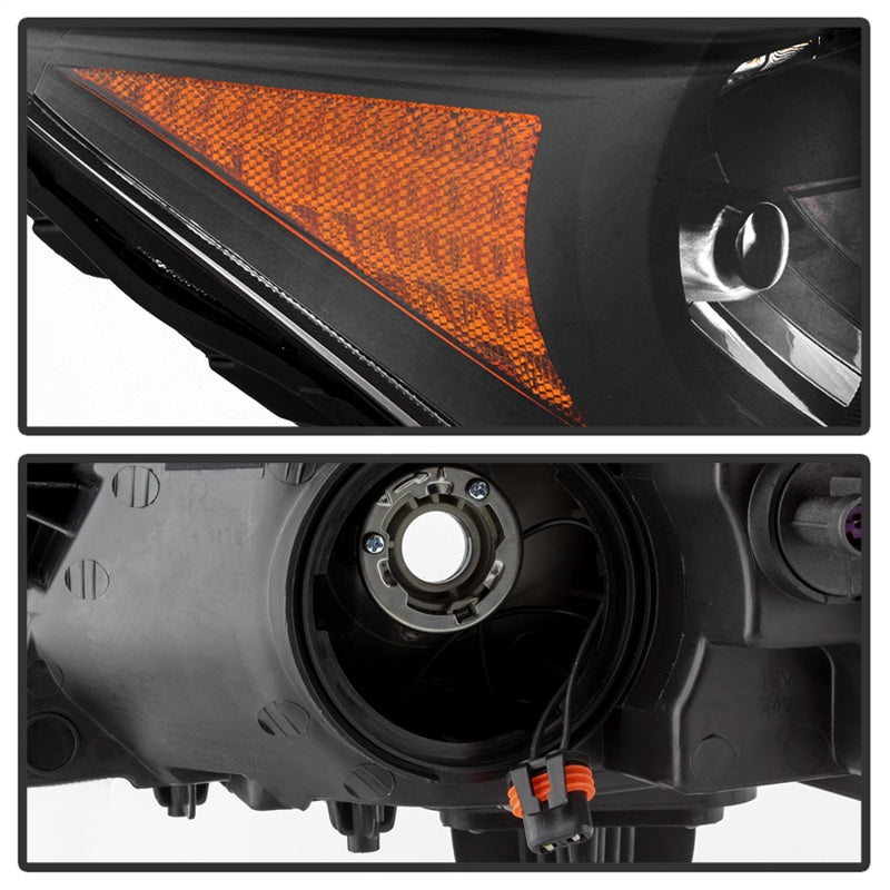 xTune 09-12 Chevrolet Traverse (Excl LTZ) OEM Style Headlights - Black (HD-JH-CTRA09-AM-BK) SPYDER